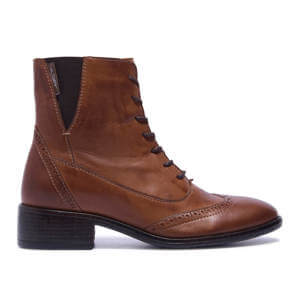 Carl Scarpa Isla Tan Leather Ankle Boots